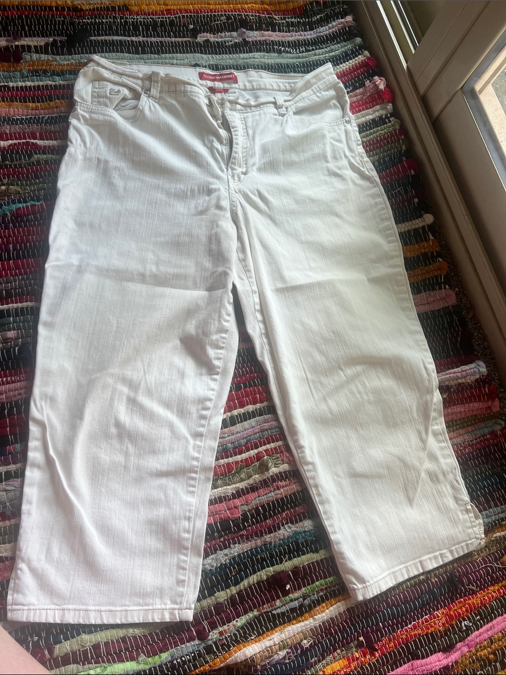 Gloria Vanderbilt White Cropped Women’s Jeans - Ankle Length